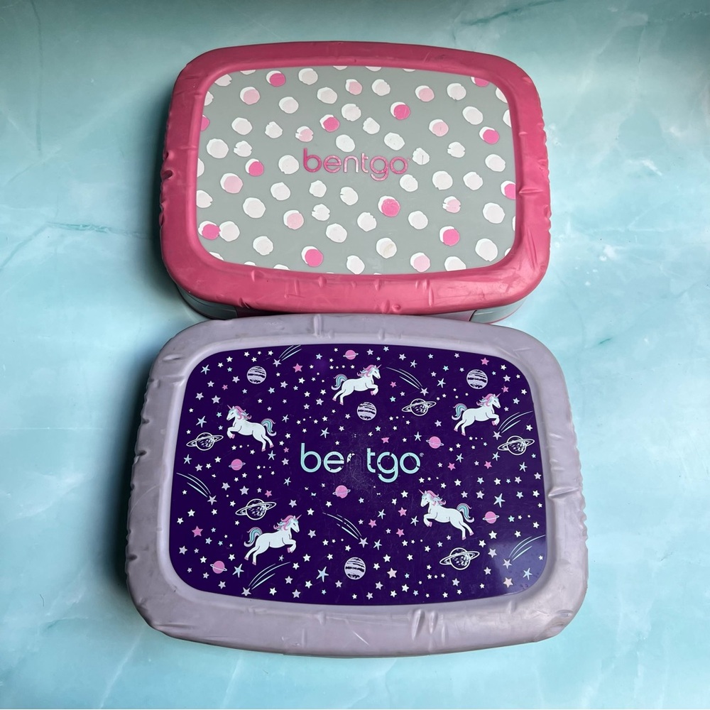 Bentgo Lunch Box Set - Pink and Purple